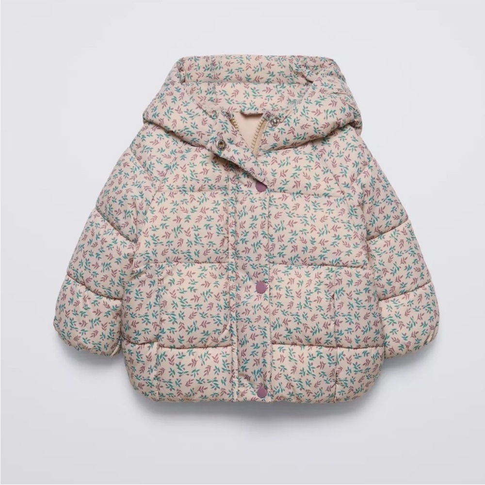 ZARA QUILTED FLORAL JACKET